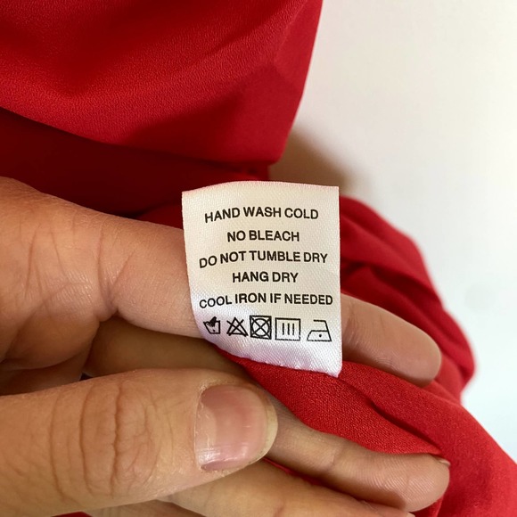 Revolve Superdown Carla Ruched Mini Dress Red Size Small - Picture 7 of 7